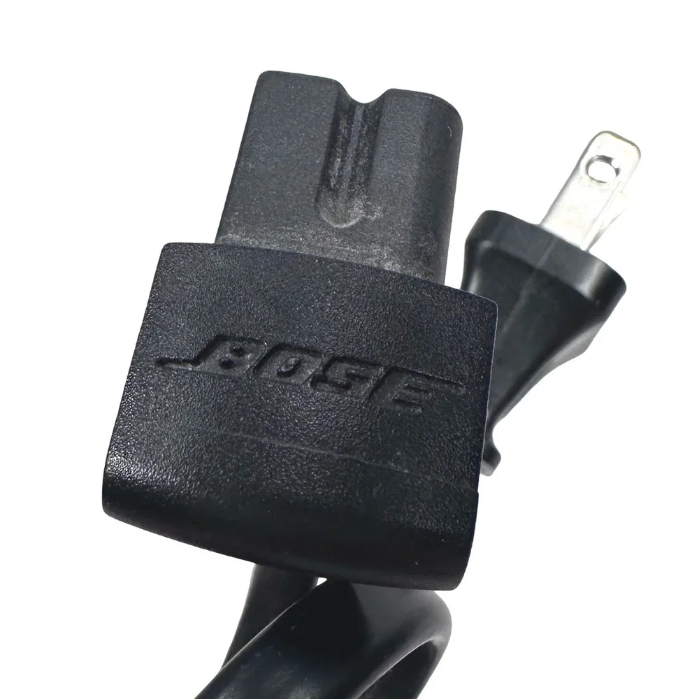 Bose AV3-2-1 Media Center AC Power Cord Cable Black Right Angle Figure 8 7A 125V